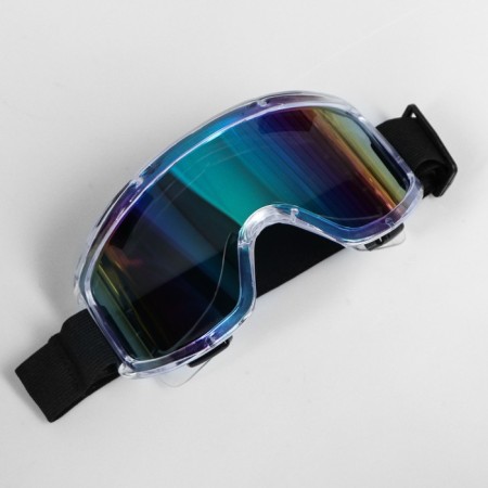 Mask glasses for motorcycle engineering, chameleon glass, transparent-1