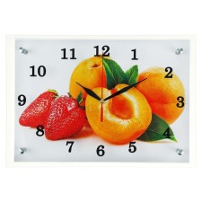 Carty clock is wall-mounted, interior 