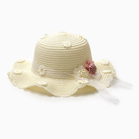Hat for the girl "Flower" Minaku, rr 52, cent