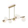 Suspended lamp Freya Fr5199PL-08BS Zing, 1040x130x700 mm, E27, 8x60W, brass color