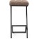Barrior amuuri charting metal Metal/velor, black/brown 35x36.5x64 cm