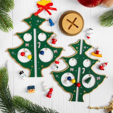 New Year's souvenir "Christmas tree on the stand" (gradient, color mix)-6