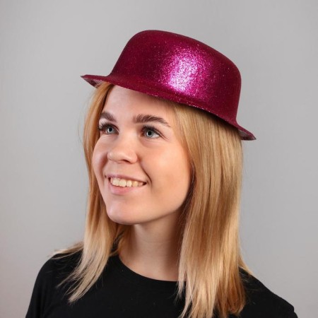 Carnival hat, oval, with a boot, brilliant, rr. 56, the colors of mix