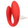 Vibrator for steam oats, flexible, silicone, remote control, burgundy
