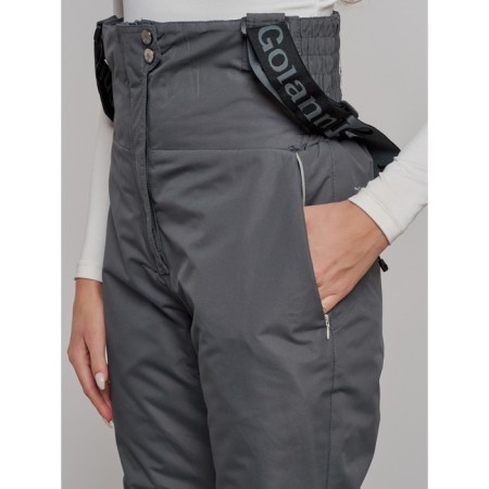 Semicunners of women's winter, size 44, dark gray color-16