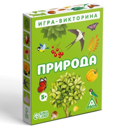 Board Game-Victor "Nature", 50 cards, 5+-3