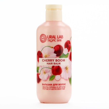 Hair balms, thick and silky, 300 ml, cherry aroma, Tropic bar by ural lab-1