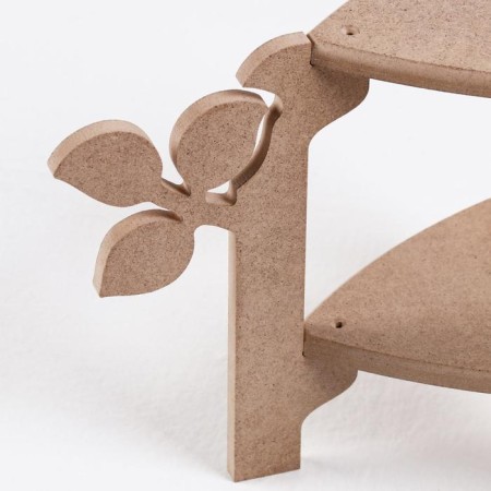 Standing Column for Flower Flower Flora 21x27x25 cm, unpainted (for decoration)-1