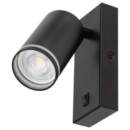 Lamp WL19 BK GU10 MR16 IP20 Black 5.5x5x10 cm-2
