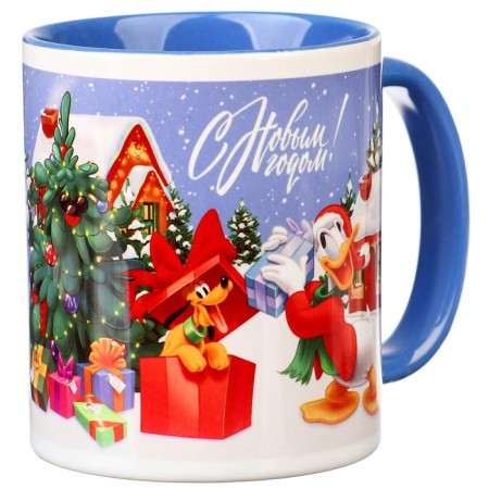 New Year mug 350 ml, Mickey Mouse