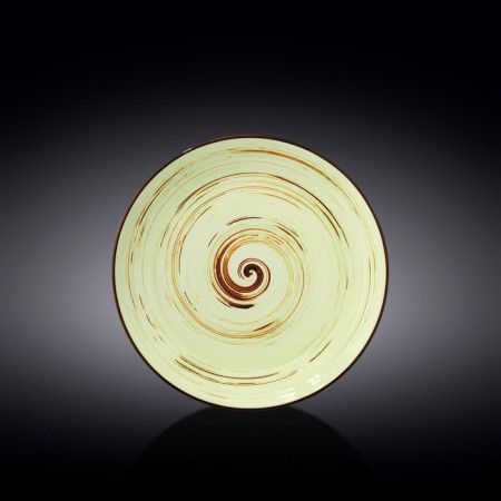 Round -round Wilmax England Spiral, D = 23 cm, pistachio color
