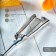 Spoon for ice cream, 22 cm, 50 ml, chrome color