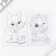 Set of Notepad A6, 32 sheets, stickers, magnetic bookmarks "For those who have paws"