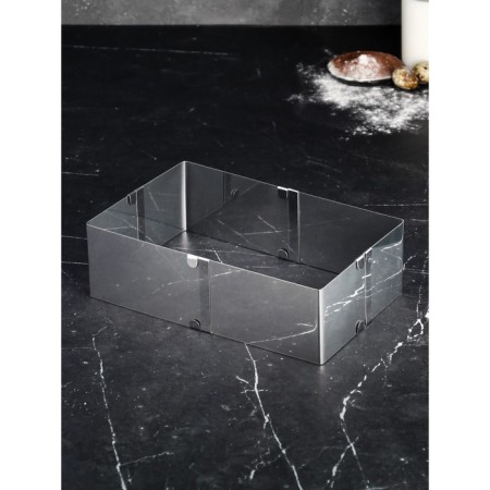 Baking form with “rectangular” size adjustment, h -8.5 cm, 10x15 - 18x28 cm-2
