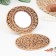 Mirror on hinges, mix, birch bark