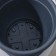 Flower pot with the subdone Ingreen Aphrodite, 1.5 l, d = 17 cm, h = 13.5 cm, the color is gray.
