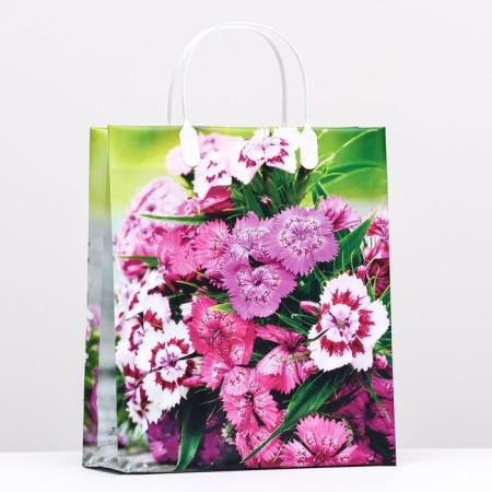 Package "Garden flowers", soft plastic, 26 x 23 cm, 110 μm