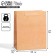 Gift package laminated, packaging, “craft”, ml 23 x 27 x 11.5 cm