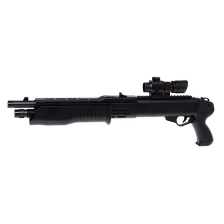 Pneumatic "hunter" shotgun, with a laser-1