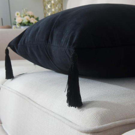 Pillowcase "Katherine", size 45x45 cm, black color-2