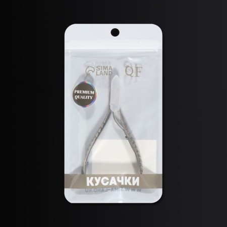 Manicure nippers for the cuticle Premium, 10.4 cm, blade length - 9 mm, silver color-7
