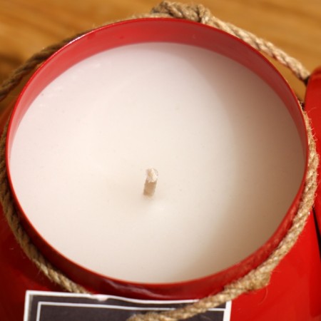 Aromatic candle in a jar 150 g, paraffin, rose-3
