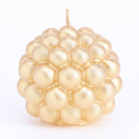 Figure candle "Babble" round, 5.5x5.5 cm, gold-1