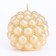 Figure candle "Babble" round, 5.5x5.5 cm, gold