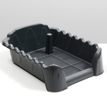 RIF toilet with a column, for dogs, 55 x 40 cm, gray Fix