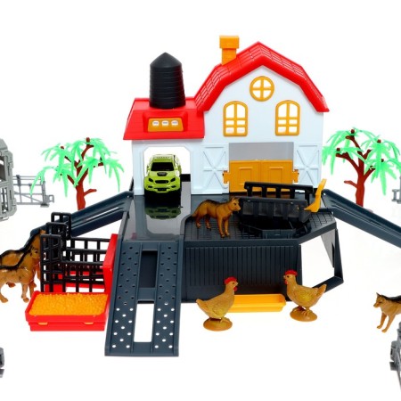 Parking "Farm", barn, aviary, transport, animals-4
