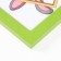 Photo frame MDF 15x21 cm, No. 6, width 18 mm, thickness 12 mm, green (plastic screen)