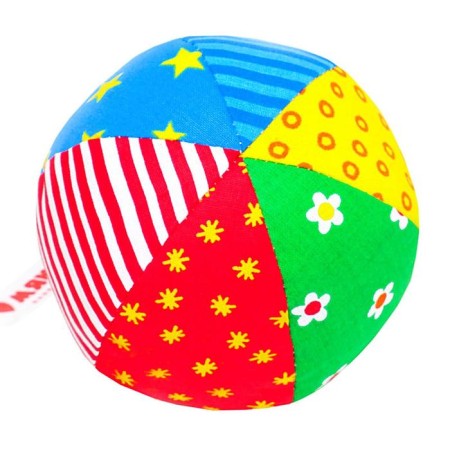 Developing soft rattle "Rainbow Ball", Mix color