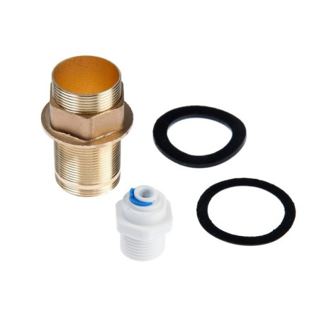 Kitchen mixer Zein Z1302, one -rod, with output for drinking water, brass, chrome-7