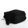 Young backpack from textiles on lightning, 4 pockets, black color