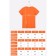 T -shirt for a boy, height 104 cm, orange color