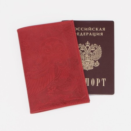 Cover for passport, red color-2