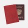 Cover for passport, red color