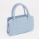 Bag Women's Tout with zipper, long belt, blue color