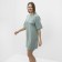 Women's home dress "Coffe", mint color, size 52
