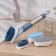 Raccoon Dishes “Practitioner”, Doster pen, 4 brushes, stic holder, blue color, blue
