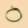 Collar + New Year's suspension "Lollipop", 30 x 1 cm, kapron, green