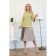 Female skirt, size 46, gray color