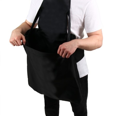 Apron for harvesting, one pocket with lightning, black, Kangaroo, Greengo-3