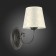 Wall lamp EVOLUCE. Sle120301-01. Rimento. 1x40 W, E14, 14x25 cm, dark -gray color