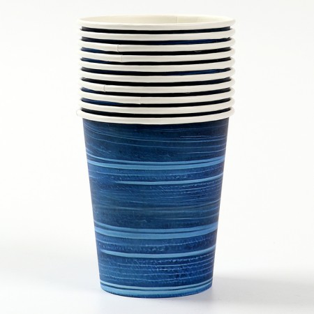 A single -single -paper glass "Blue Ceramics", 250 ml-2
