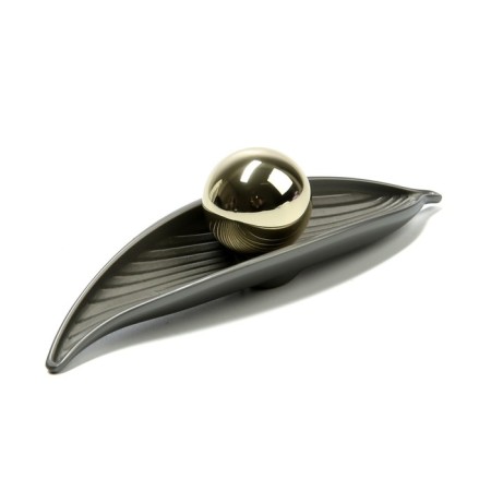 Handle button Cappio RK134 furniture, graphite-golden color-1