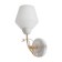 Bra "RUKI" E27 40W white-gold 27x18x15 cm