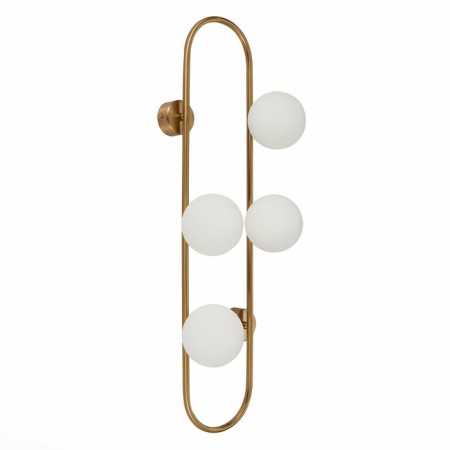 Sconces st. SL1149.301.04. Vera. 4x5 W, G9, 4000K, 24x72 cm, brass color