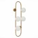 Sconces st. SL1149.301.04. Vera. 4x5 W, G9, 4000K, 24x72 cm, brass color