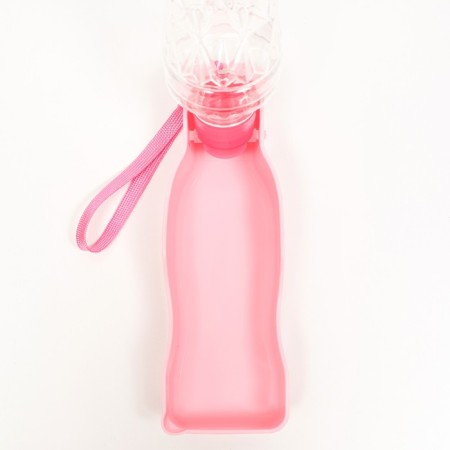 Walking auto -pound with a curly bottle, 250 ml, pink-2